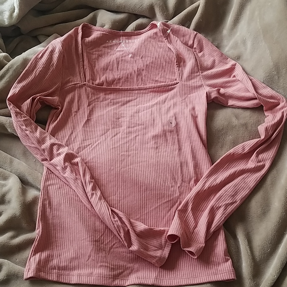Pink long sleeve shirt